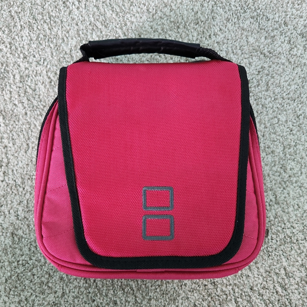 Hot Pink & Black Nintendo DS Carrying Case